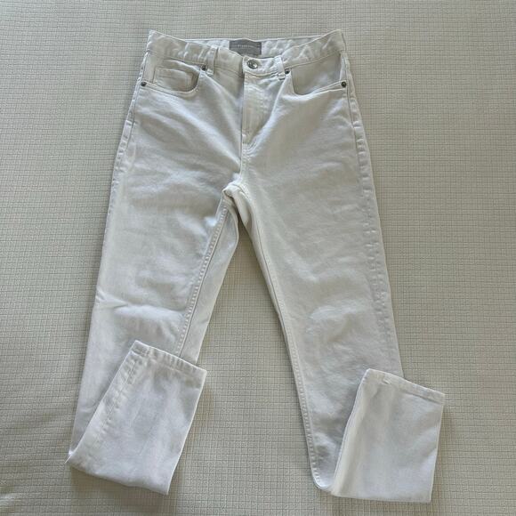 Everlane White High Rise Skinny Jeans Women Size 28W x 28L - Picture 1 of 8